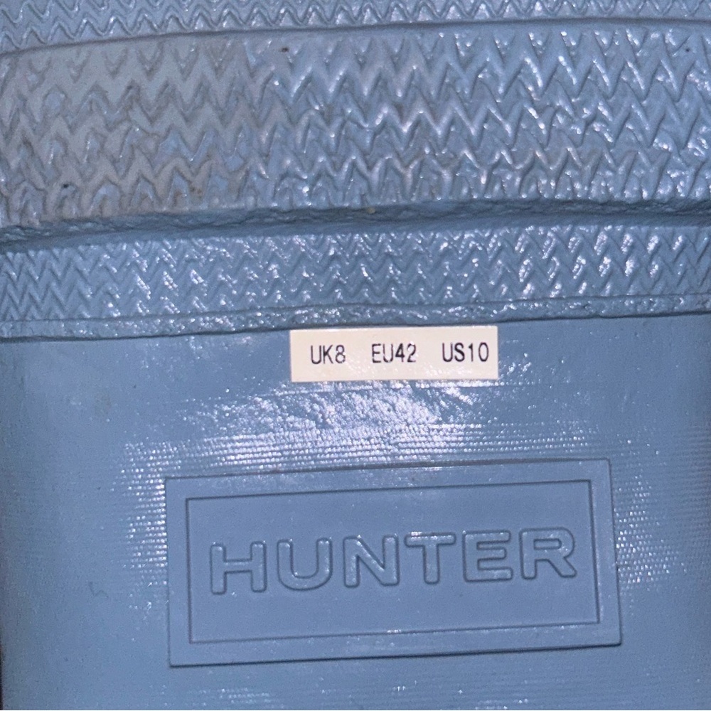 Light Blue Carolina Blue Hunter Rain Boots - Picture 10 of 11